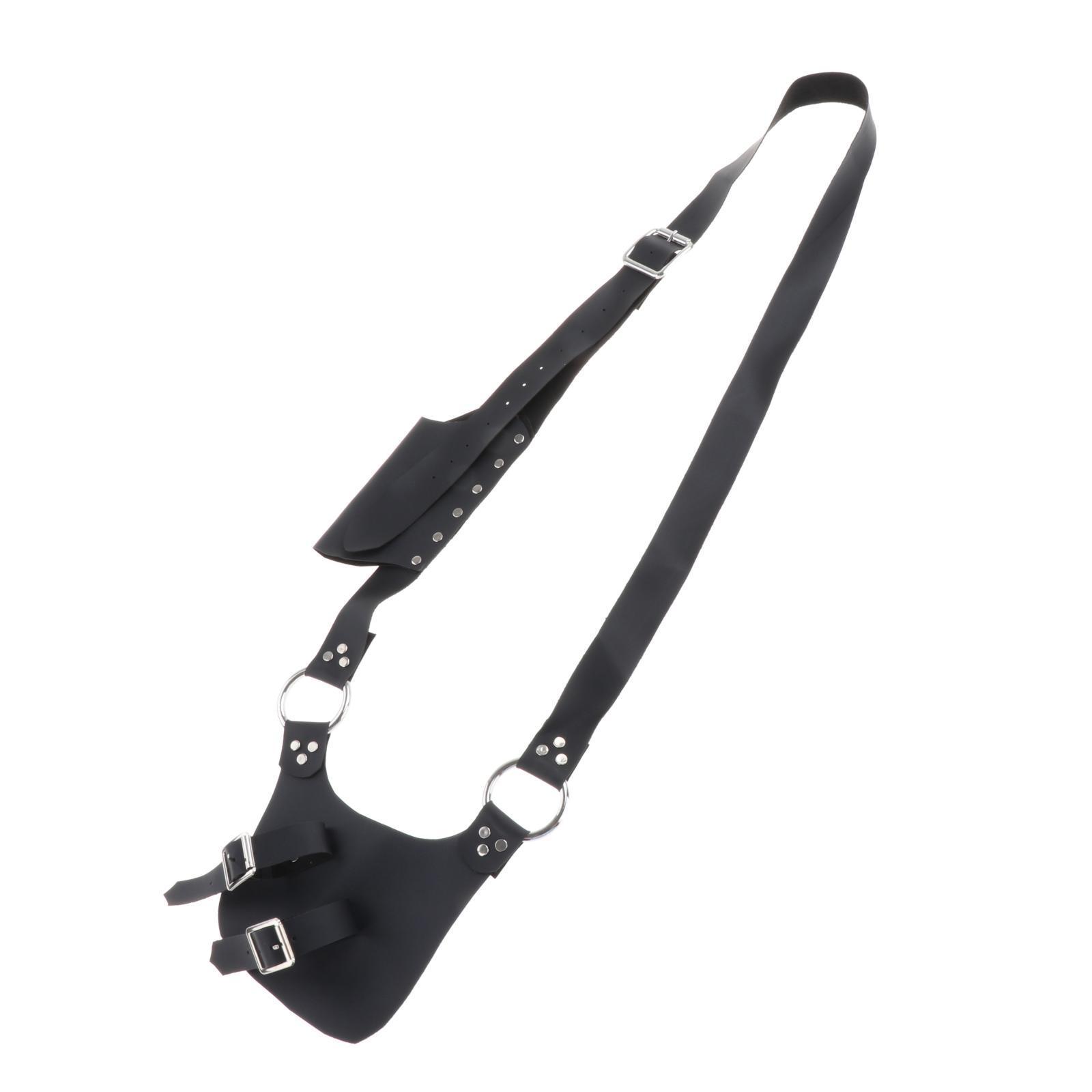Medieval Shoulder Strap PU Leather Holder for Knight Costume