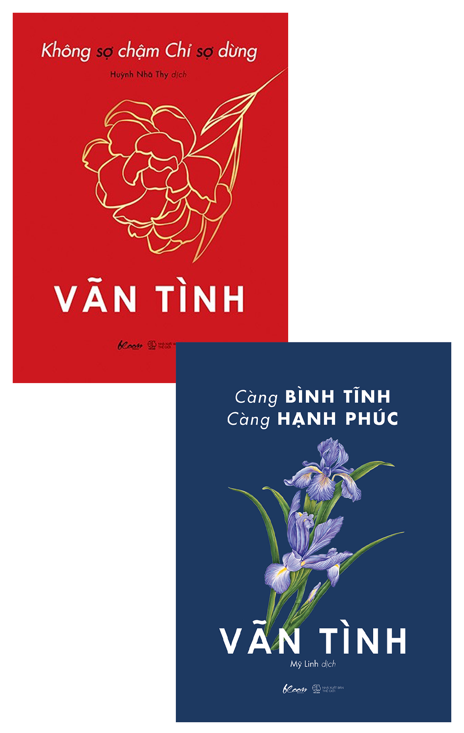 Combo Không Sợ Chậm Chỉ Sợ Dừng + Càng Bình Tĩnh Càng Hạnh Phúc (Bộ 2 Cuốn) _AZ