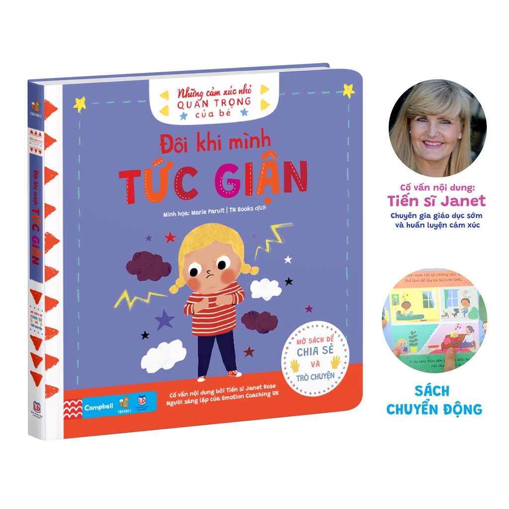 Sách Lật Mở Chuyển Động - Những Cảm Xúc Nhỏ Quan Trọng Của Bé - Nhiều Chủ Đề - TNBooks