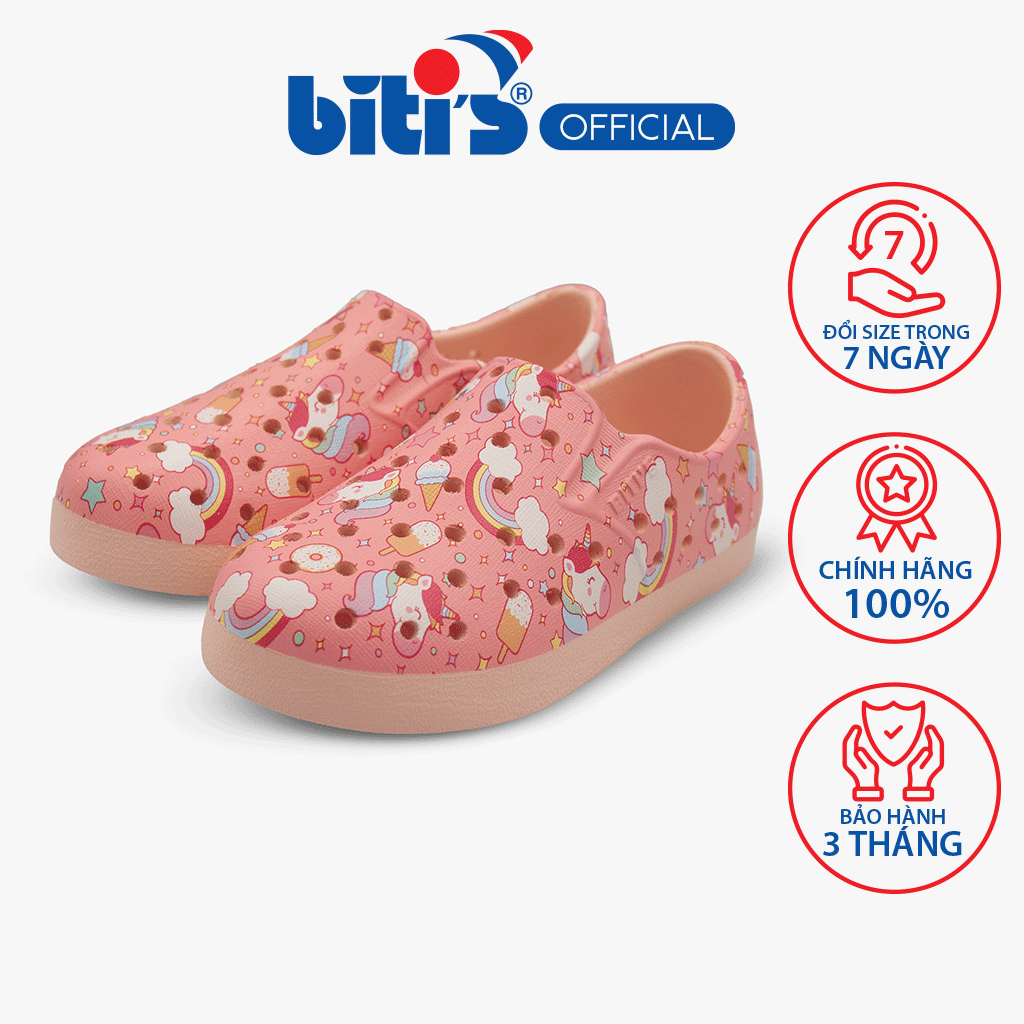 Giày thông dụng đế Eva phun Bé gái Biti's BSG006100HOG (Hồng)