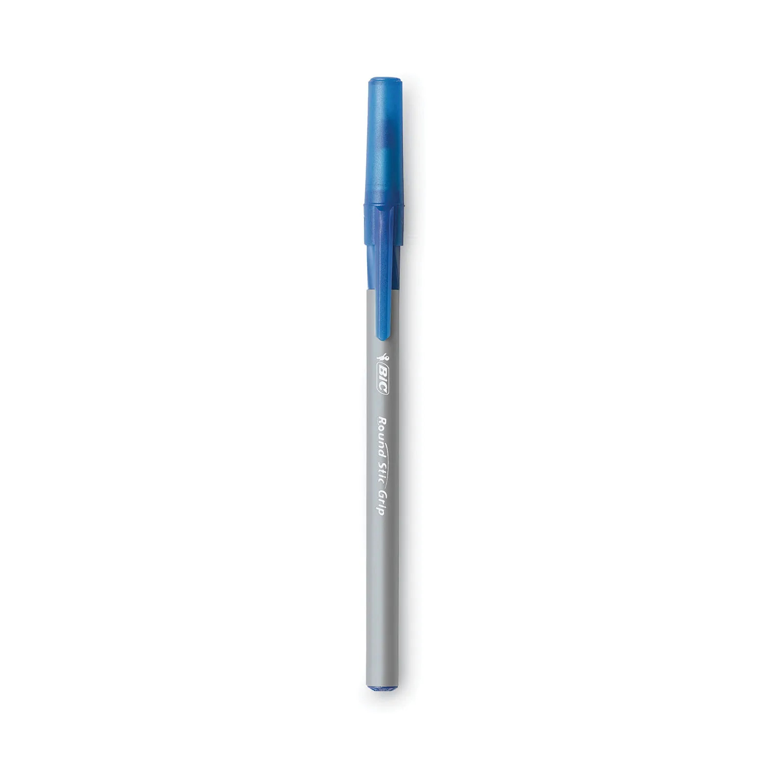 Bút bi cực êm nét đậm BIC Round Stic Grip Xtra Comfort Ballpoint Pen, Cỡ ngòi 1.2mm, 1 cây màu xanh dương