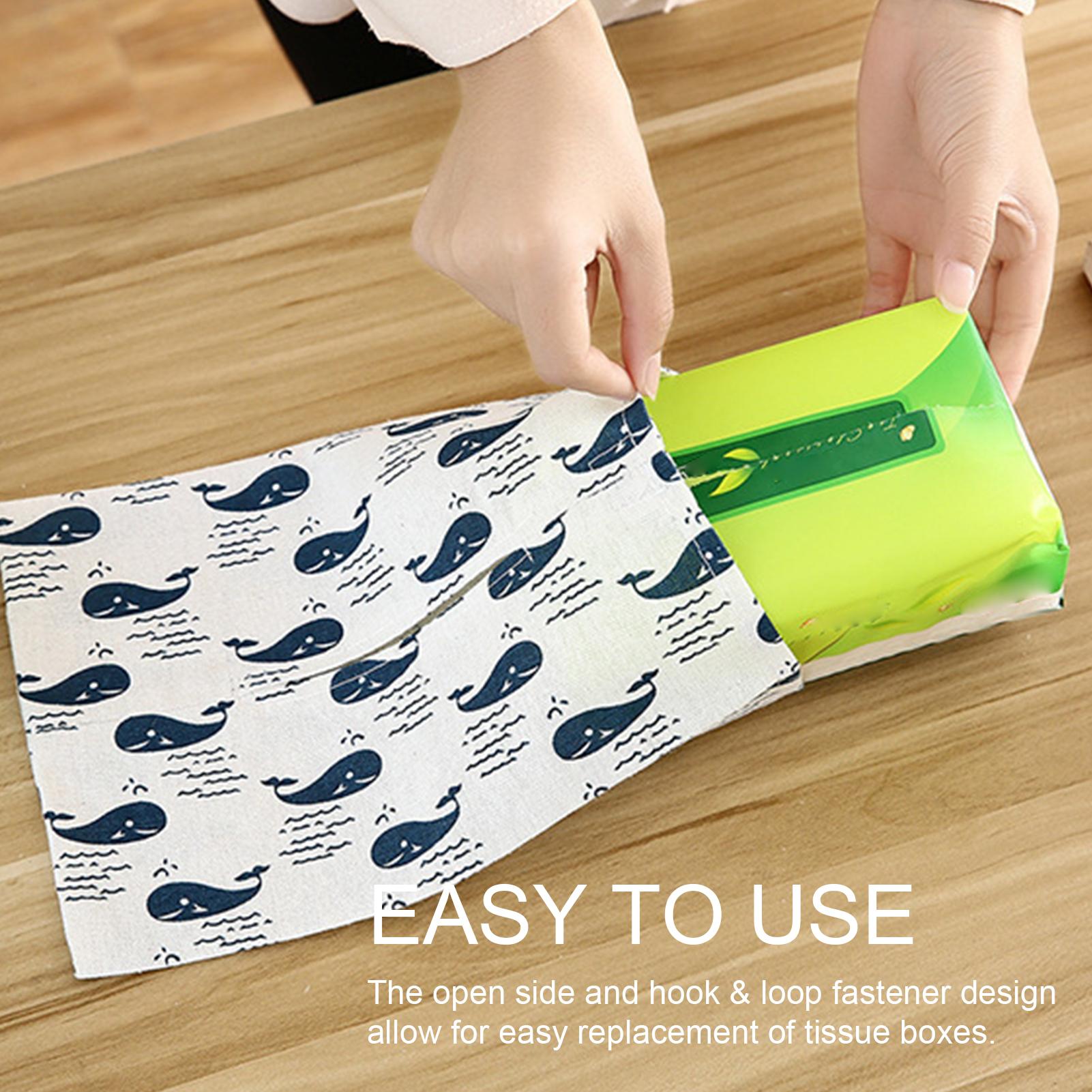 Hộp đựng khăn giấy sáng tạo dễ thương giặt lại được