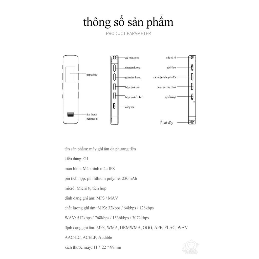 Máy ghi âm giảm nhiễu IPS HD, học tập biên bản họp đàm phán kinh doanh - Home and Garden