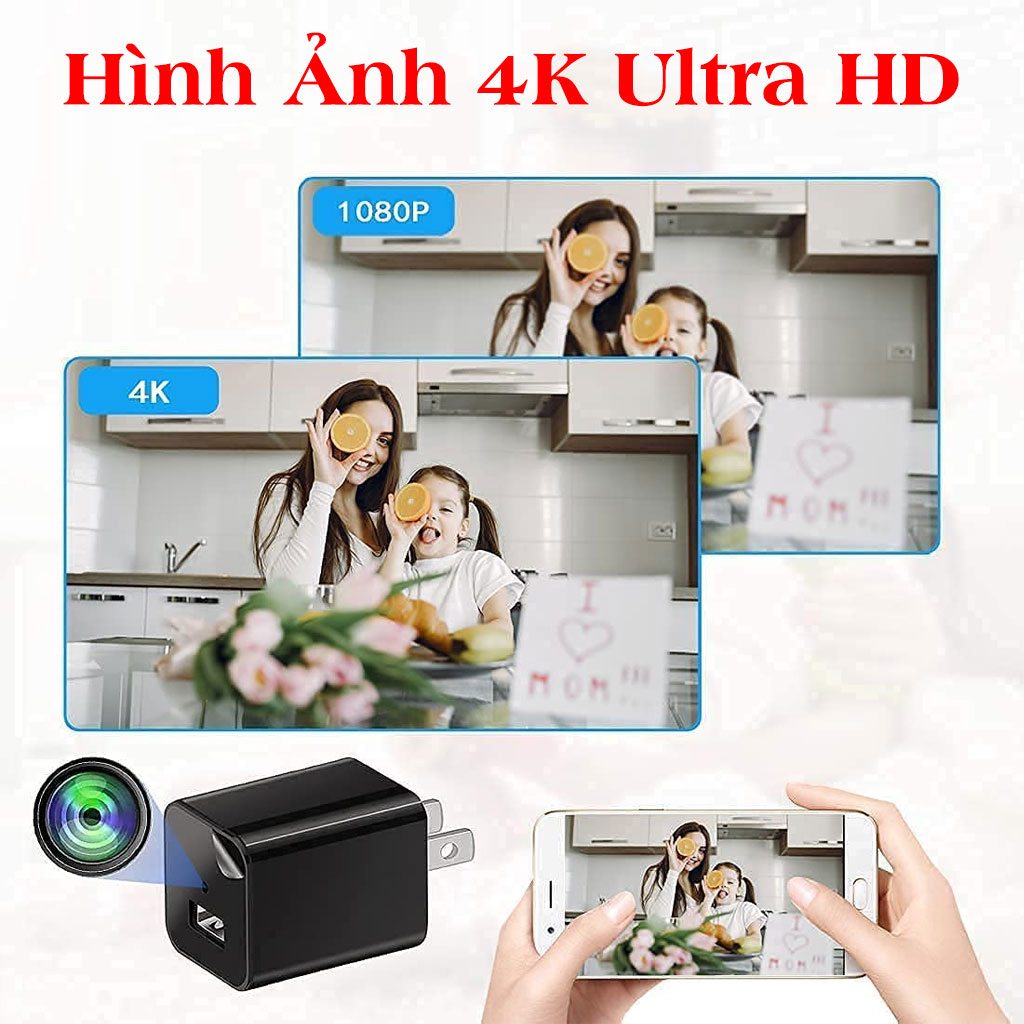 Camera mini không dây IP Z99 Cốc Sạc Điện Thoại, Kết Nối Wifi Xem Trực Tiếp Từ Xa Qua Điện Thoại bằng 3G, 4G