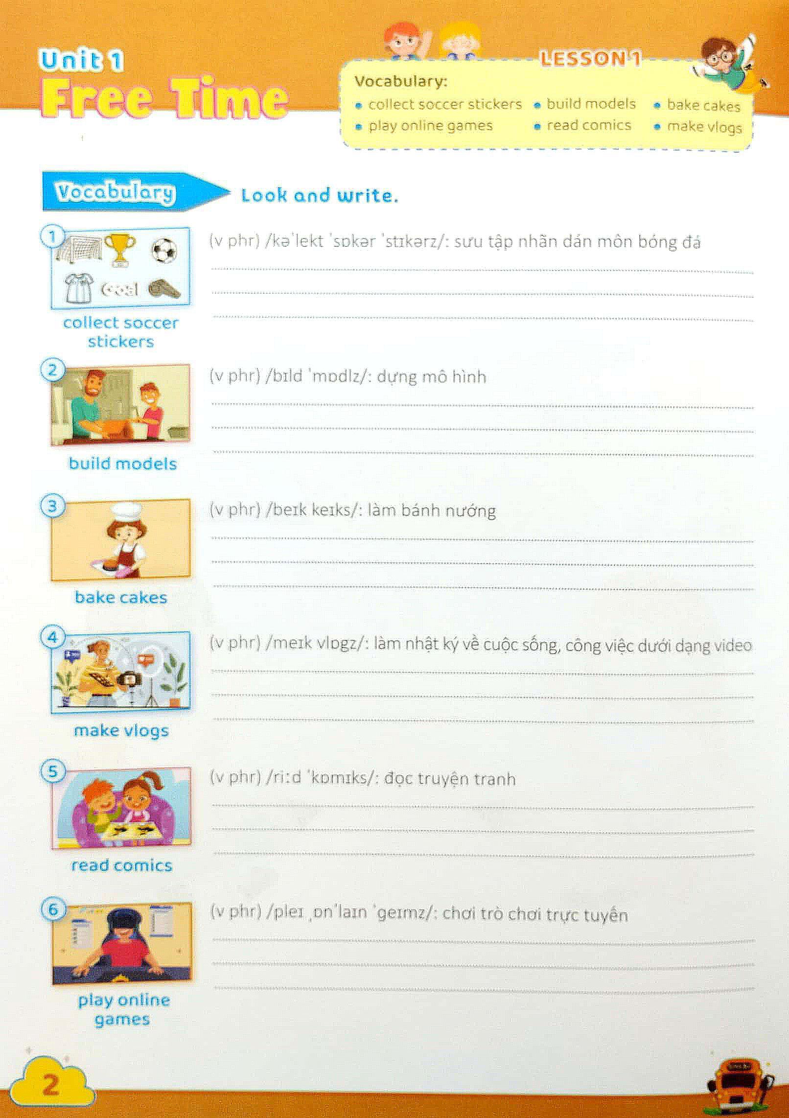 Luyện Viết Và Học Từ Vựng Tiếng Anh 7