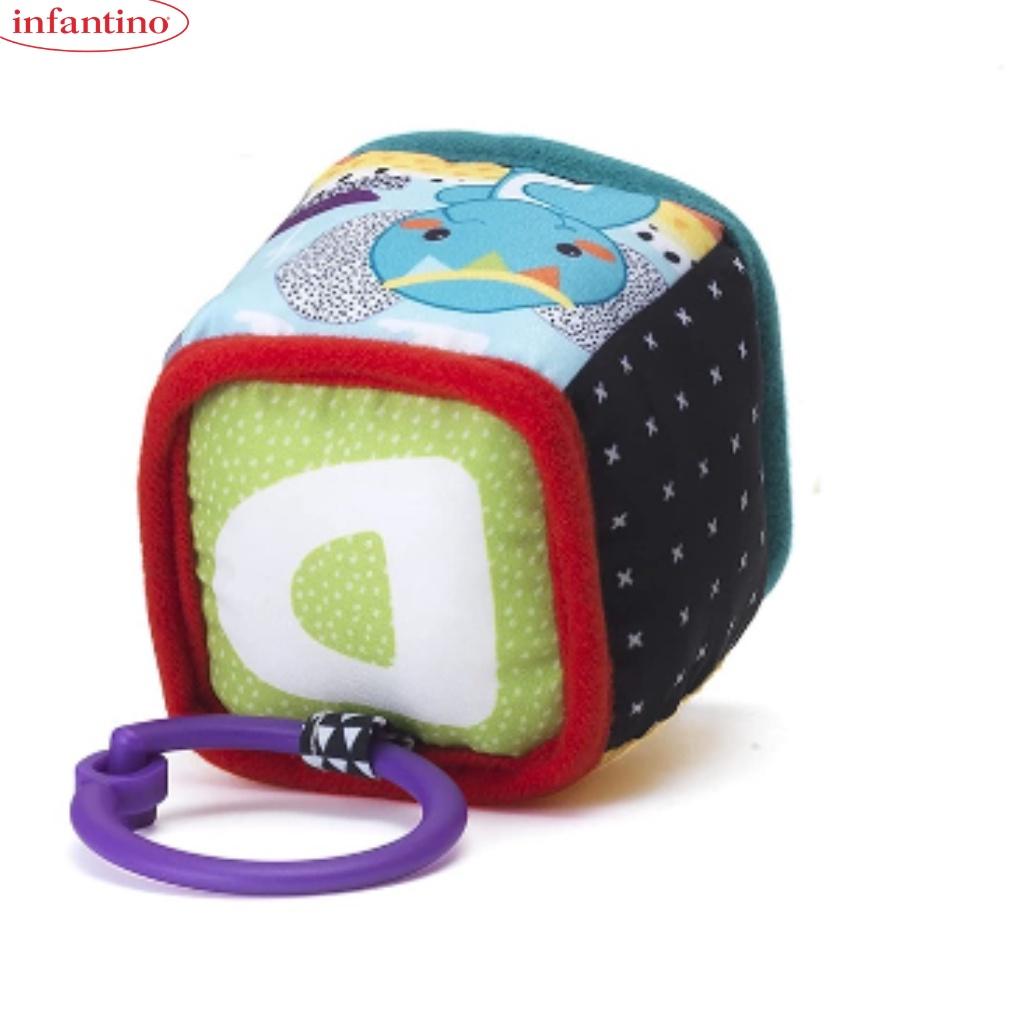 Đồ Chơi Hình Khối Khám Phá Bằng Vải INFANTINO Discover &amp; Play Soft Blocks Dành Cho Bé Giúp Phát Triển Trí Tuệ