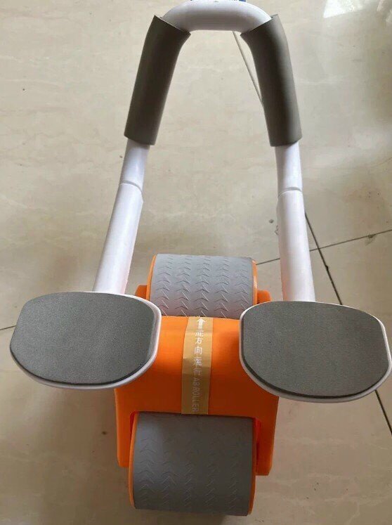Con lăn 2 bánh lò xo chịu lực tốt siêu bền, bánh bọc nhựa an toàn cho sàn nhà - Con lăn trợ lực thế hệ mới dễ tập cho nam và nữ giảm mỡ bụng, săn chắc toàn thân