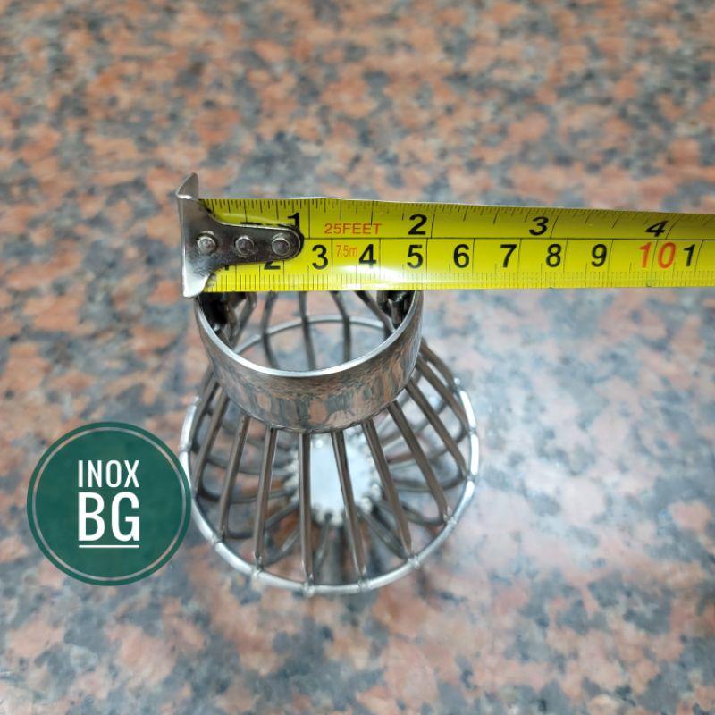 Quả cầu chặn rác, chặn lá cây ngoài sân bằng inox304 bền bỉ