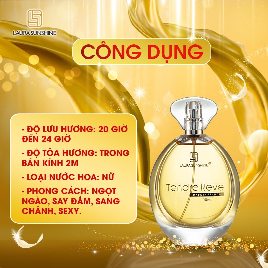 Nước hoa nữ Laura Paris 03 Tendre Reve 100ml - Nước hoa nữ Laura Sunshine Nhật Kim Anh mùi số 3 (100ml)