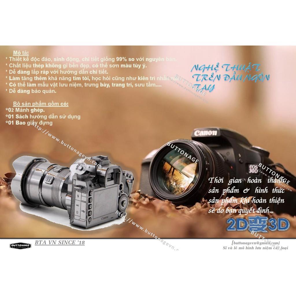 Mô Hình Lắp Ráp 3d Máy ảnh Canon