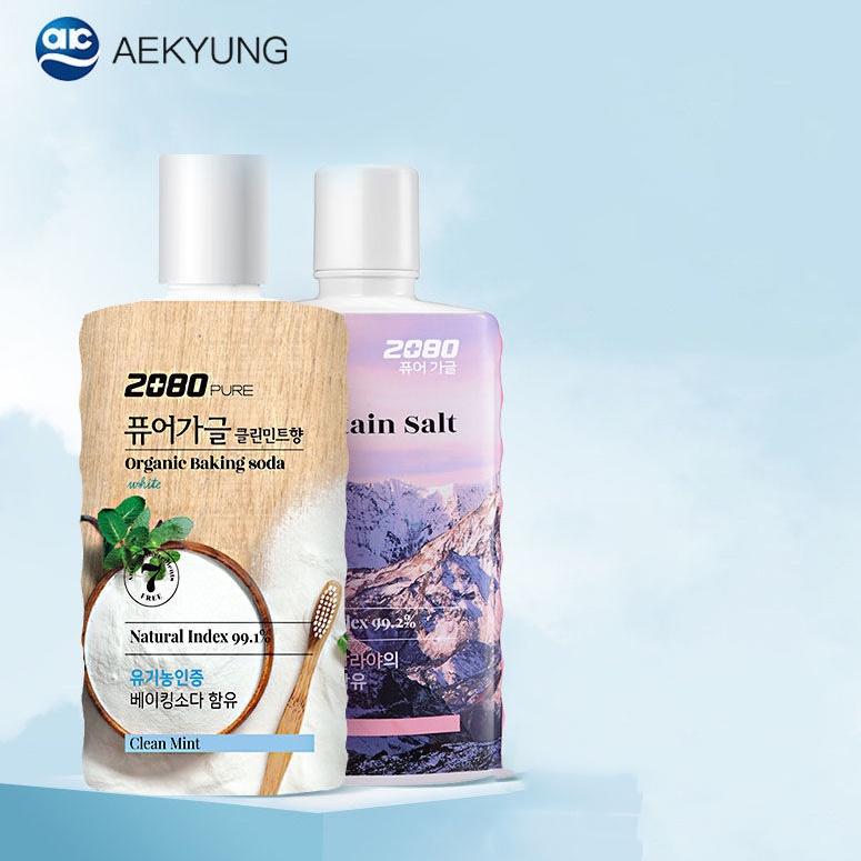 Nước súc miệng muối biển Himalaya 2080 Korea Aekyung Hàn Quốc 750ml