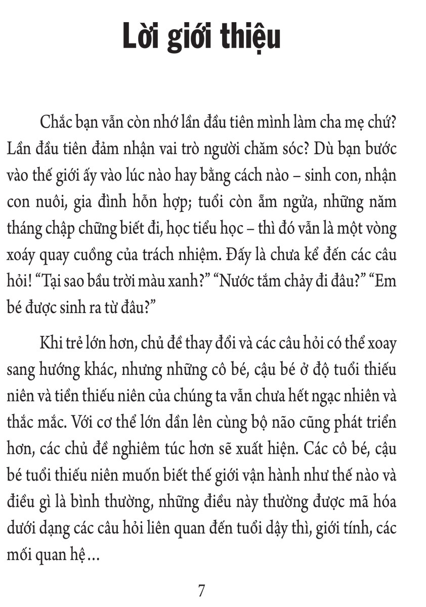 Giáo Dục Giới Tính Cho Con Trai - ML