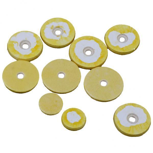 6-7pack Flute Pads 16pcs Yellow Color