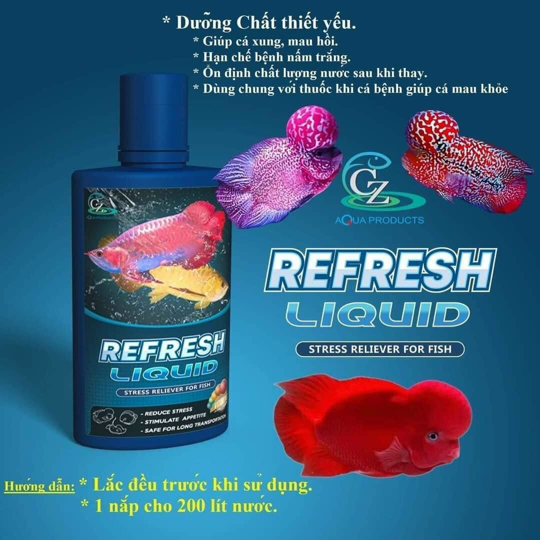 Vitamin REFRESH Liquid Dưỡng Cá dành cho mọi loại cá cảnh - HÀNG CÔNG TY