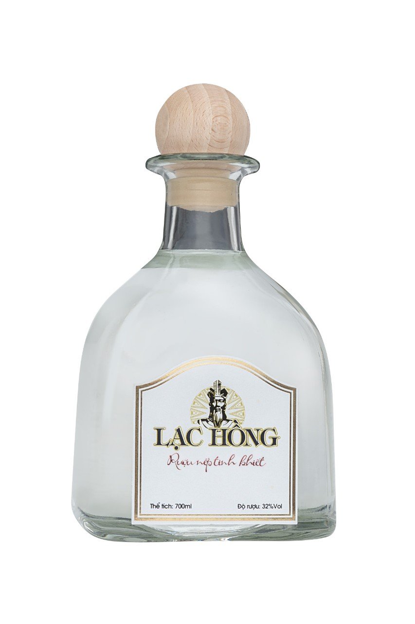 [Dung tích 700ml, 32%] Lạc Hồng rượu nếp, rượu trắng, rượu vodka tinh khiết, sản xuất theo phương pháp truyền thống, vị dịu, nhẹ, uống không đau đầu.