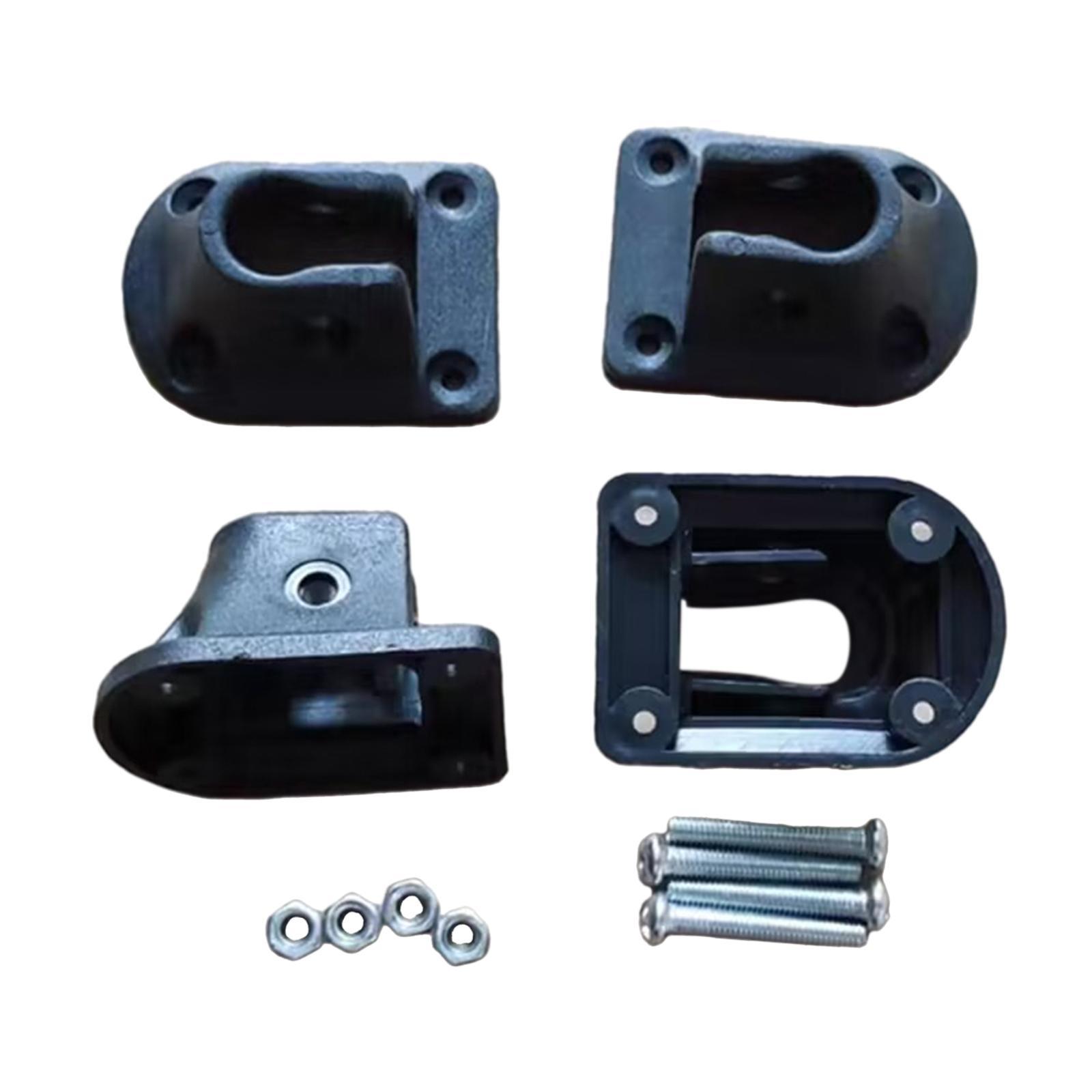 4x Folding Table Leg Brackets Repair Durable Reading Bed Table Leg