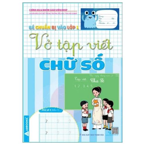 Bộ 4 Cuốn - Bé Chuẩn Bị Vào Lớp 1- Vở Tập Viết Nét Cơ Bản, Viết Thường, Viết Hoa, Chữ Số