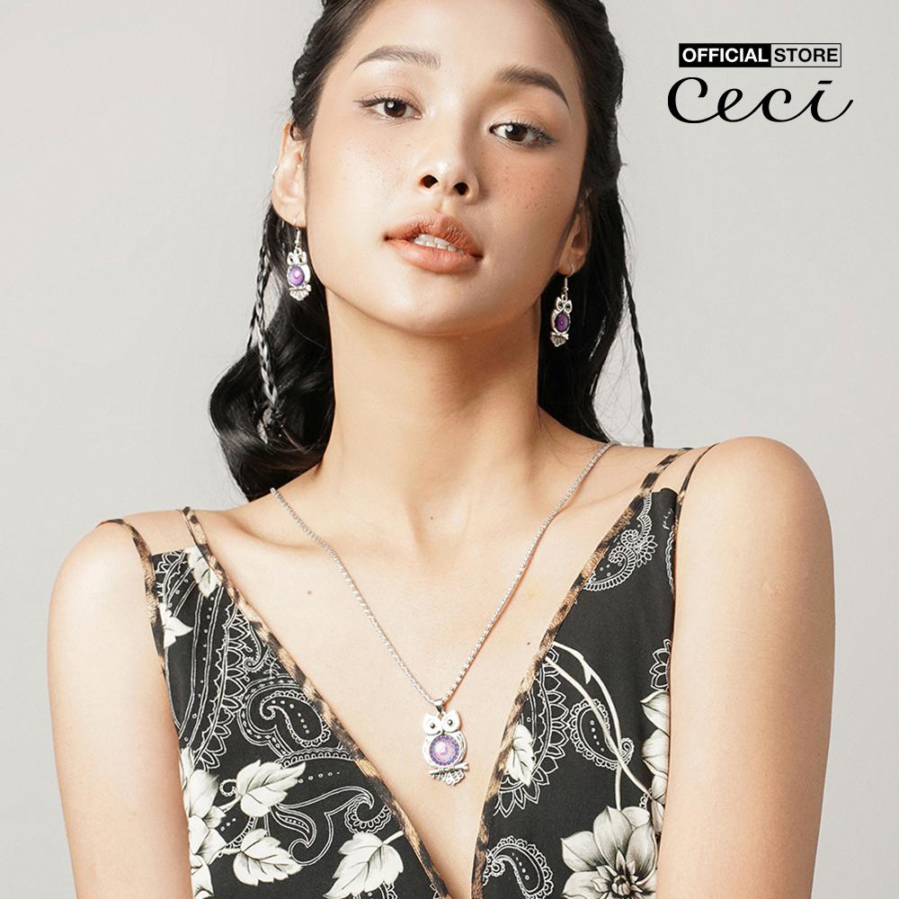 CECI - Bộ 3 món trang sức nữ kim loại thiết kế độc đáo CC15-01000001