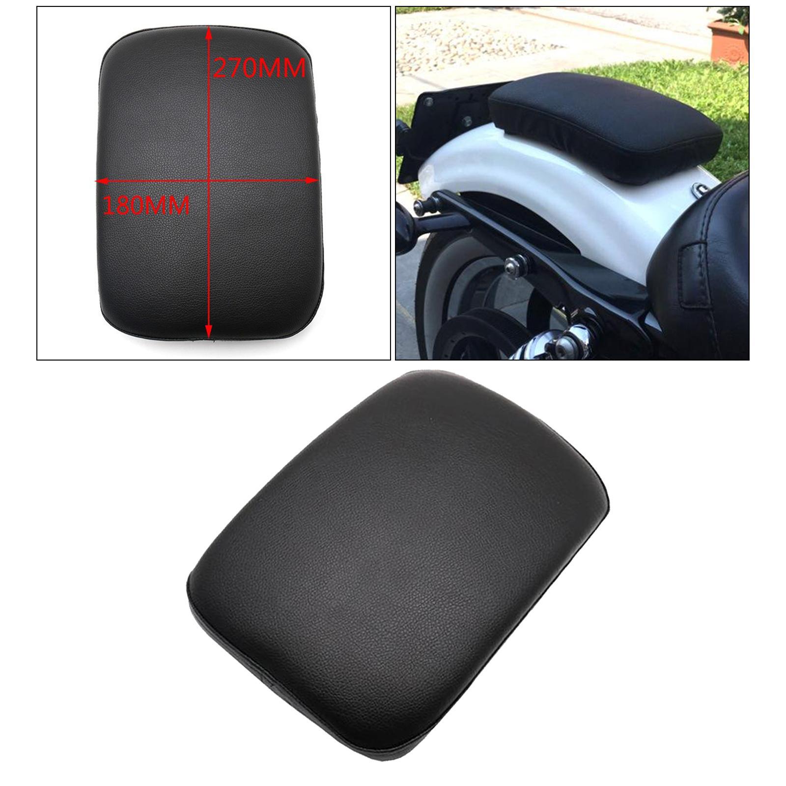 Motorcycle Pillion Passenger Pad Seat for   XL883 Black