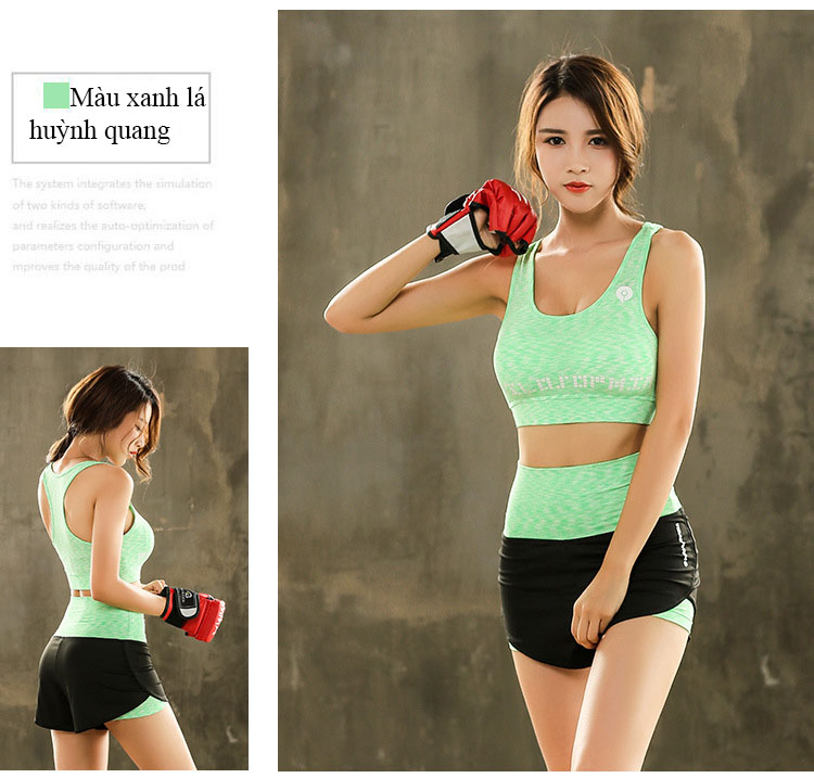 Set Bộ 3 đồ quần áo thun thể thao nữ áo ngoài zen ( Đồ Tập Gym, Yoga, Aerobic ) mã 8808