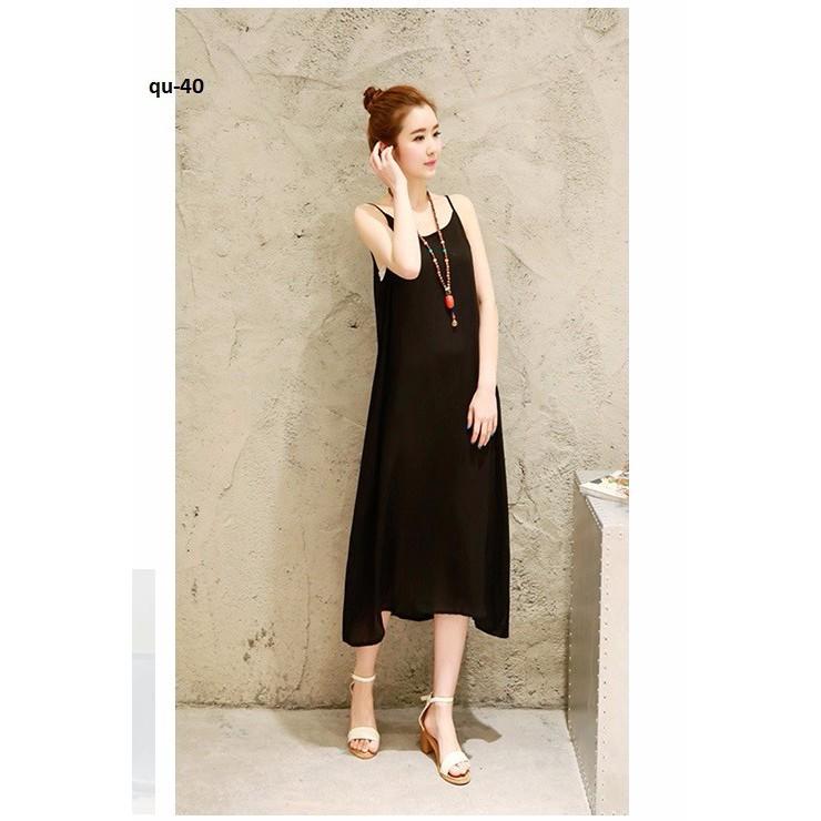 ĐẦM MAXI VOAN 2 LỚP CAO CẤP dress55qu