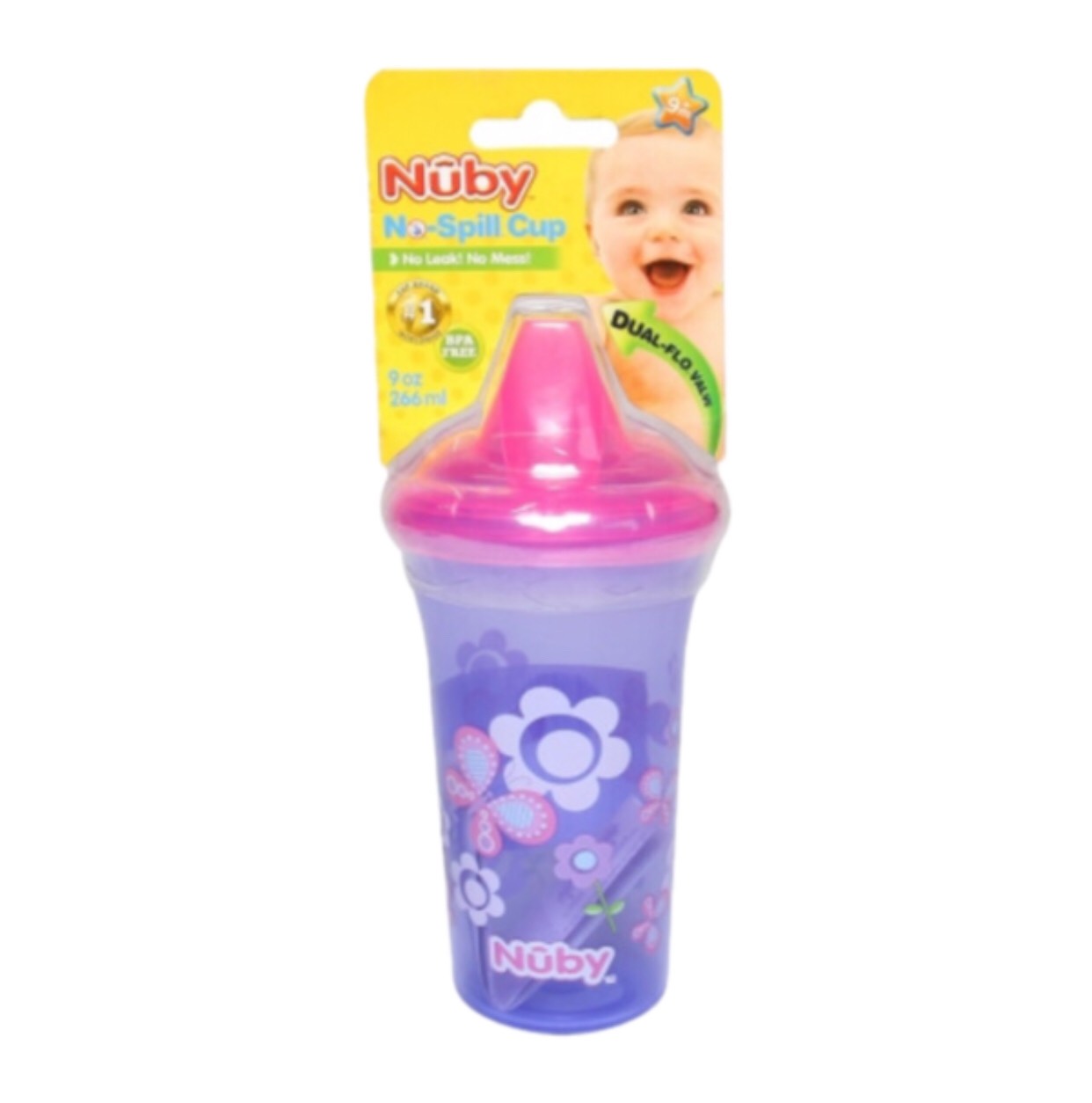 [ 813-Nuby ] Bình uống nước mỏ vịt, dung tích 266ml