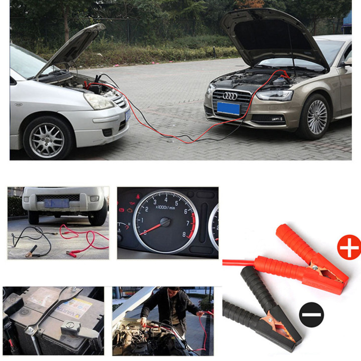 Bộ dây câu bình ắc quy ô tô, xe hơi dài 4m dòng 2000A