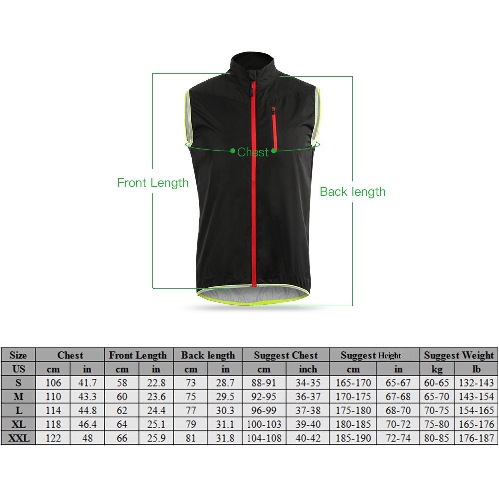 Áo ARSUXEO dành cho nam giới thiết kế không tay, có dây kéo