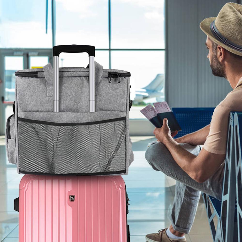Túi Đựng Dụng Cụ Thức Ăn Cho Chó Mèo Nhiều Ngăn Tiện Dụng