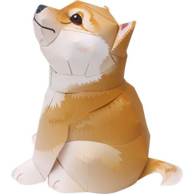 Mô hình giấy Động Vật shiba inu