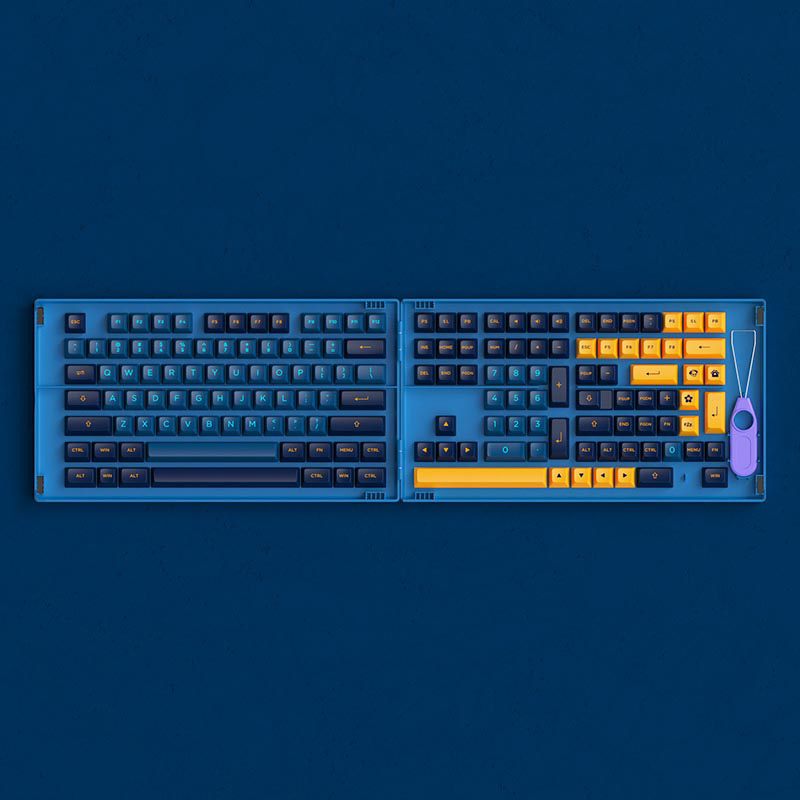 Nút Bàn Phím Cơ AKKO Keycap Set - Macaw (ASA Profile) - Hàng Chính Hãng