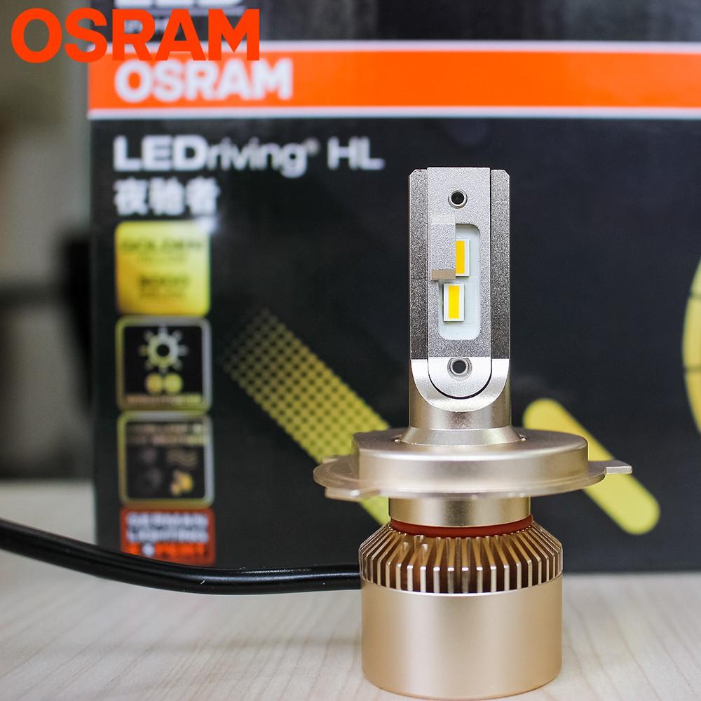 Bóng đèn LED OSRAM H4 dành cho xe SH, Dylan, Attila, Mô tô, Ô tô tăng sáng phá sương vàng (36204YE)