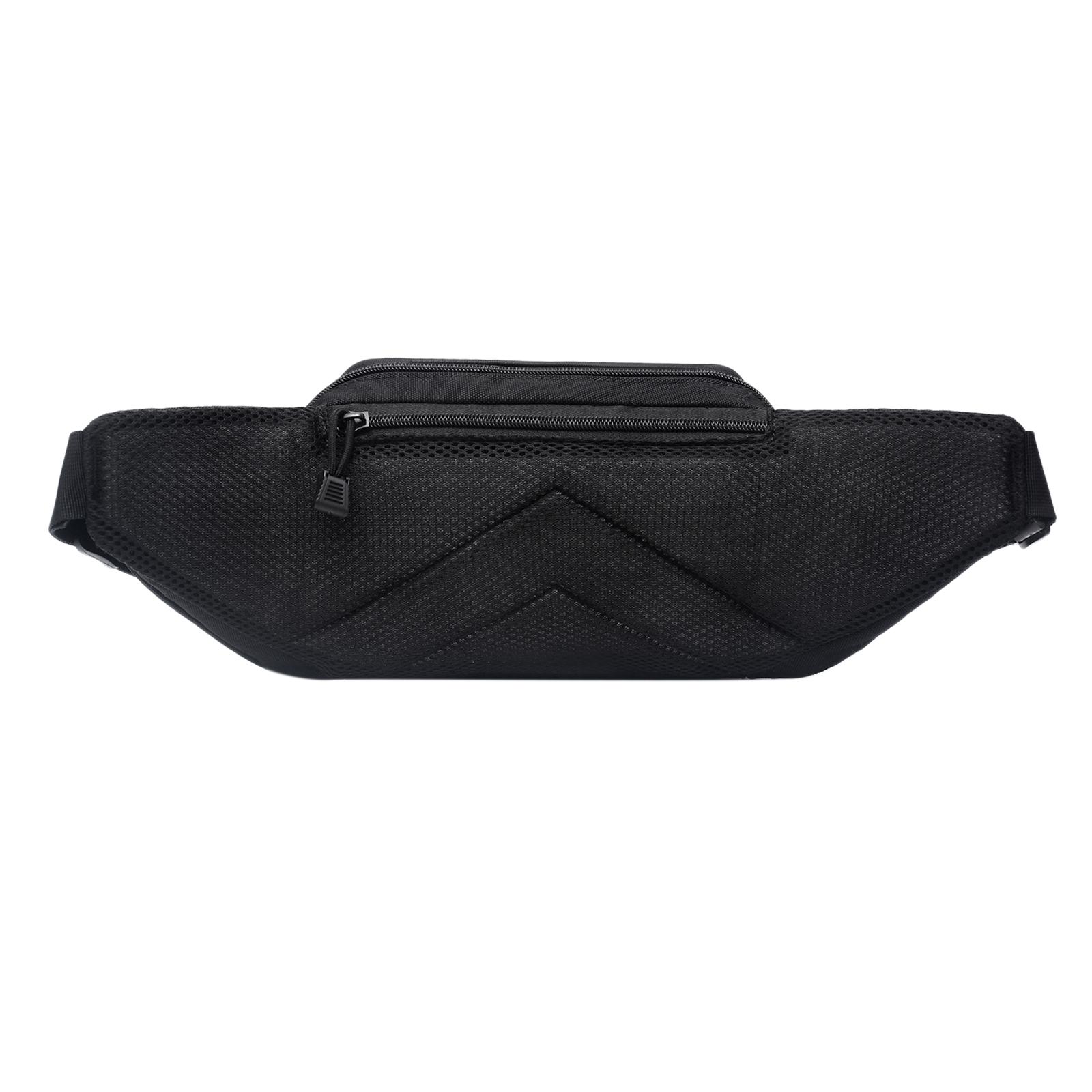 Outdoor Waist Shoulder Bag for Men Women Hiking Sling Chest Pack Crossbody Black