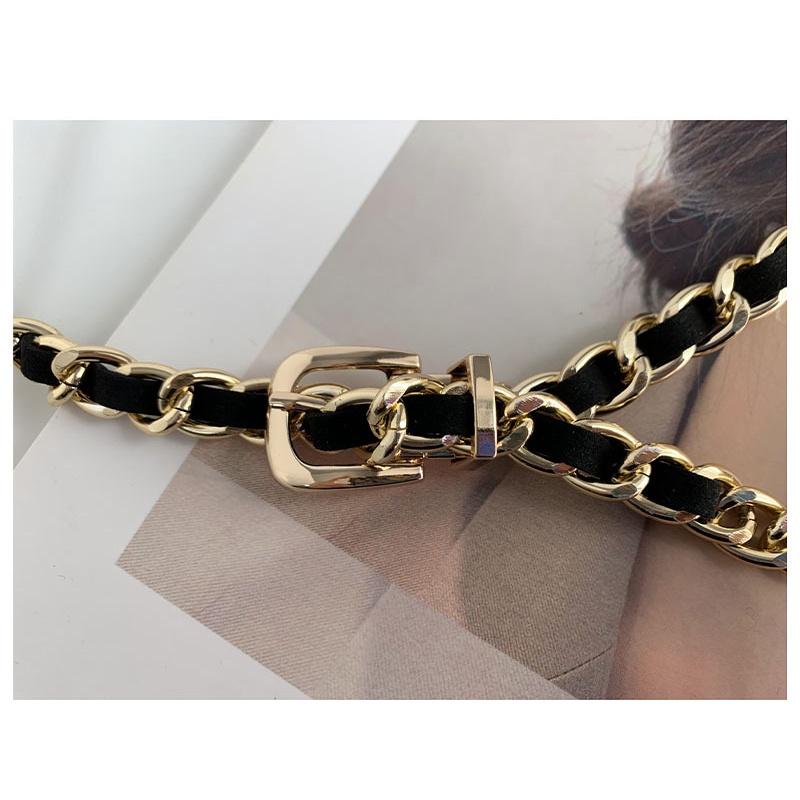 Thắt lưng nữ kim loại / Belt dây xích / đai váy áo phong cách Âu Mỹ hiện đại TL10