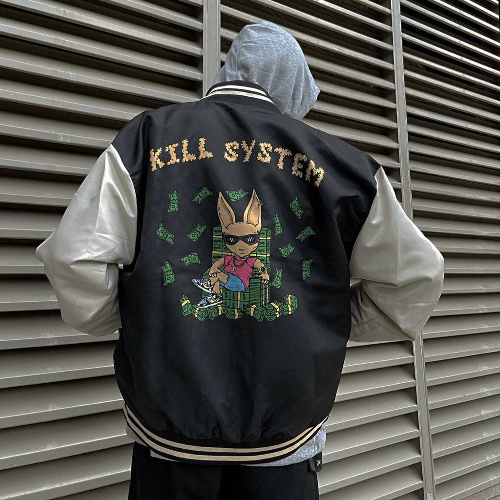 Áo khoác dù bomber unisex dành cho nam