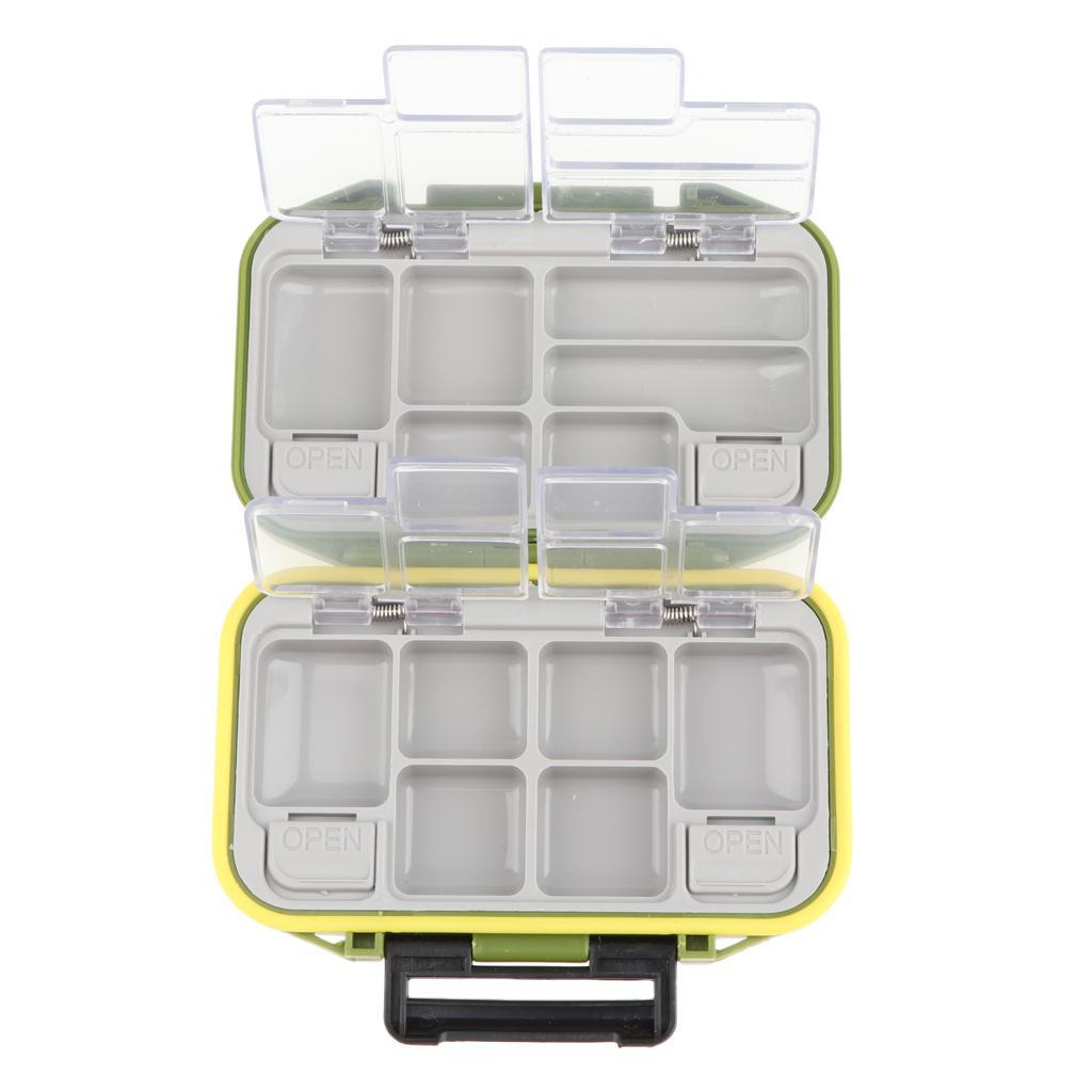 Premium Waterproof Plastic Fishing Lures Baits Hooks Tackle Storage Organizer Box - A Type / Small