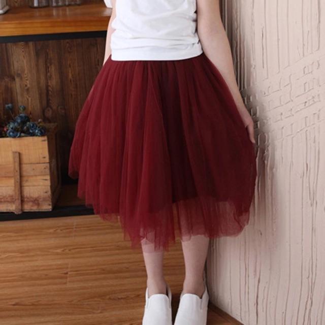 Chân váy tutu 3 lớp chiều dài 65cm;80cm;90cm YuraStore CVTT88
