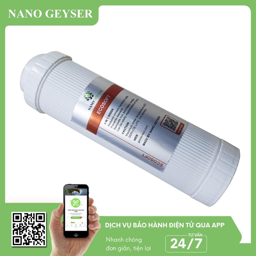 Bộ 6 lõi lọc nước dùng cho máy Nano Geyser Eco Max - Hàng Chính Hãng