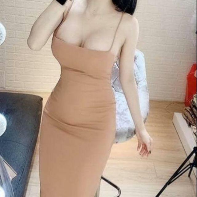 Sét đầm body 2, dây hở ngực sexy