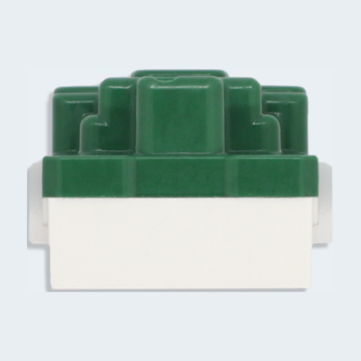 Ổ cắm đôi 3 chấu có màn che