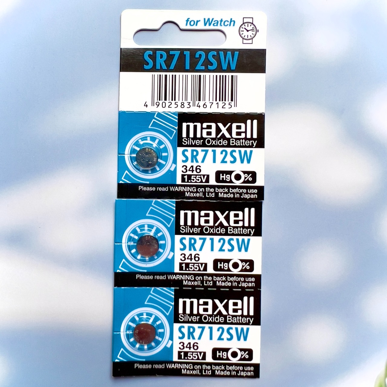 Pin Maxell Nhật Bản SR712SW / 346 (Viên Lẻ) Hàng Chính Hãng Made in Japan