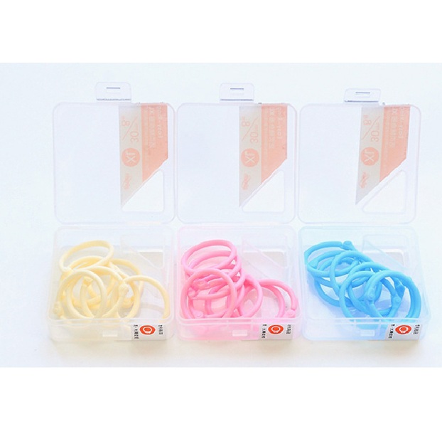 Combo 20 Khoen Tròn Flashcard Bằng Nhựa 3.3cm