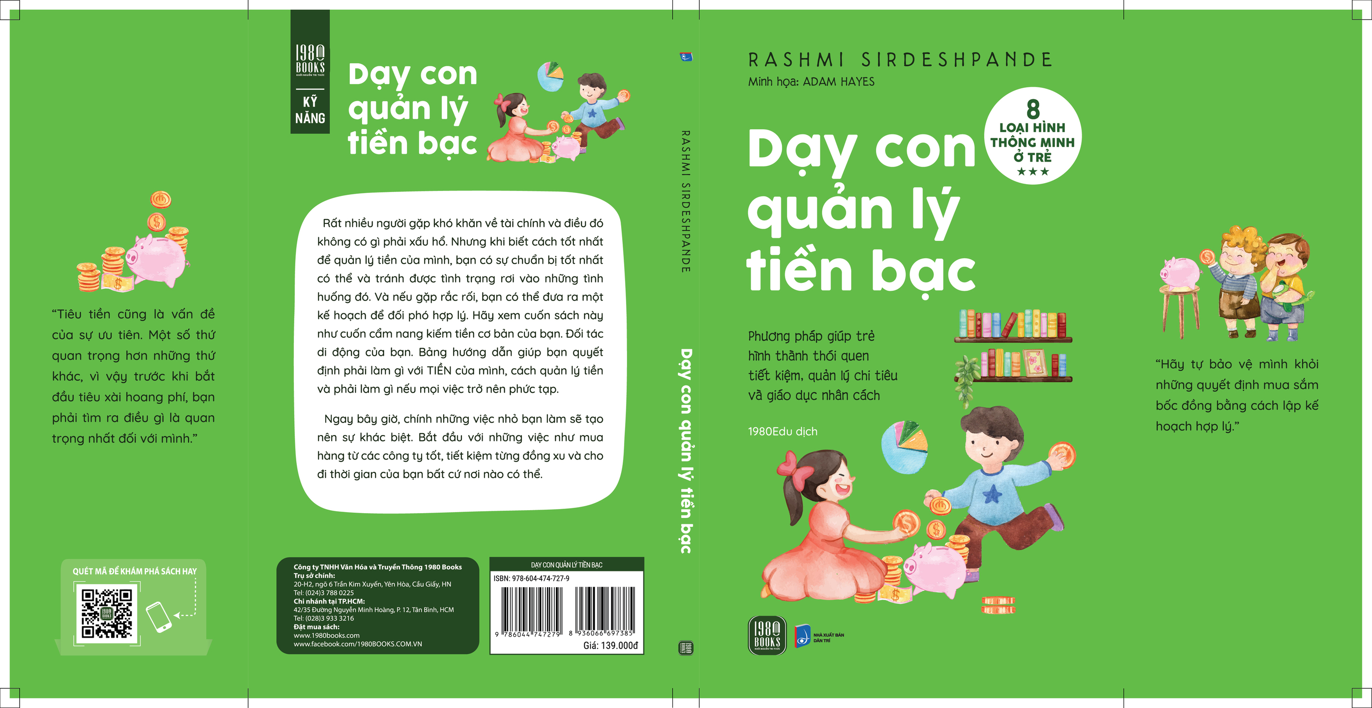 (Bộ 3 Cuốn) DẠY CON PHÁT TRIỂN TƯ DUY PHẢN BIỆN - DẠY CON QUẢN LÝ TÀI CHÍNH THÔNG MINH - DẠY CON QUẢN LÝ TIỀN BẠC - Rashmi Sirdeshpande - (bìa mềm)