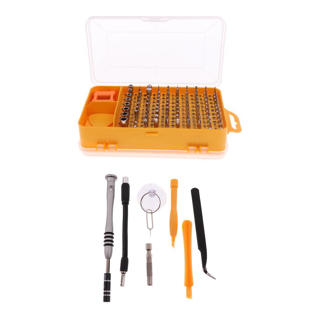 110 in 1 Multi-Bit Precision Screwdriver Tweezers for Cell Phone Repair Tool