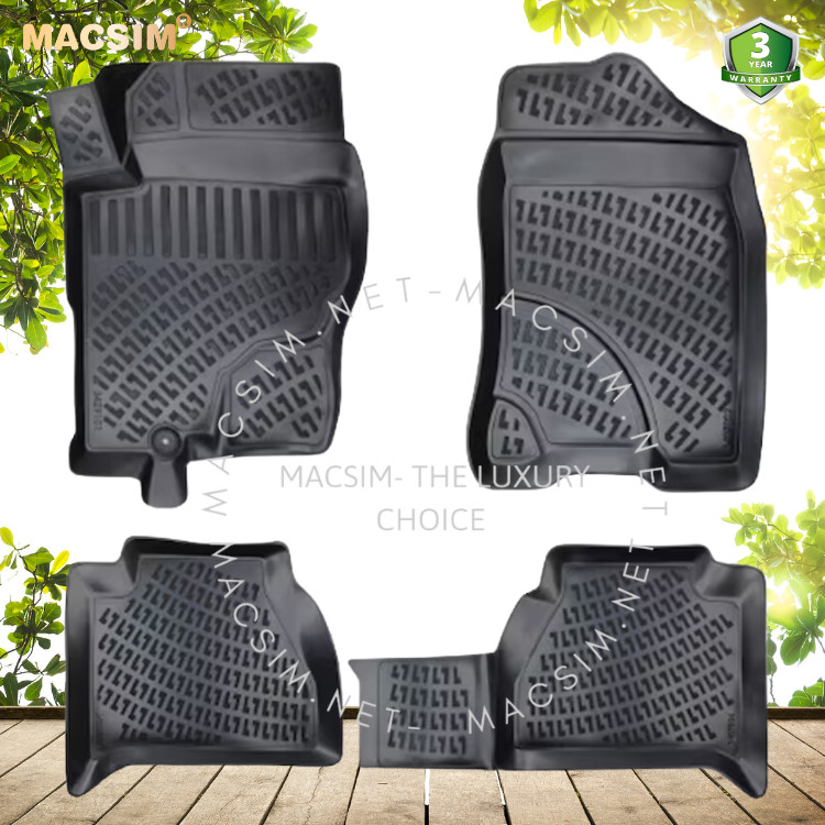 Thảm lót sàn ô tô nhựa TPU Silicon Nissan Navara 2005- 2013 Nhãn hiệu Macsim
