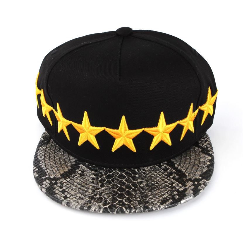 PREMI3R Mũ Snapback Nón Hiphop BOTTOM STAR màu vàng kim Mũ lưỡi trai phong cách hàn quốc nón thương hiệu chính hãng