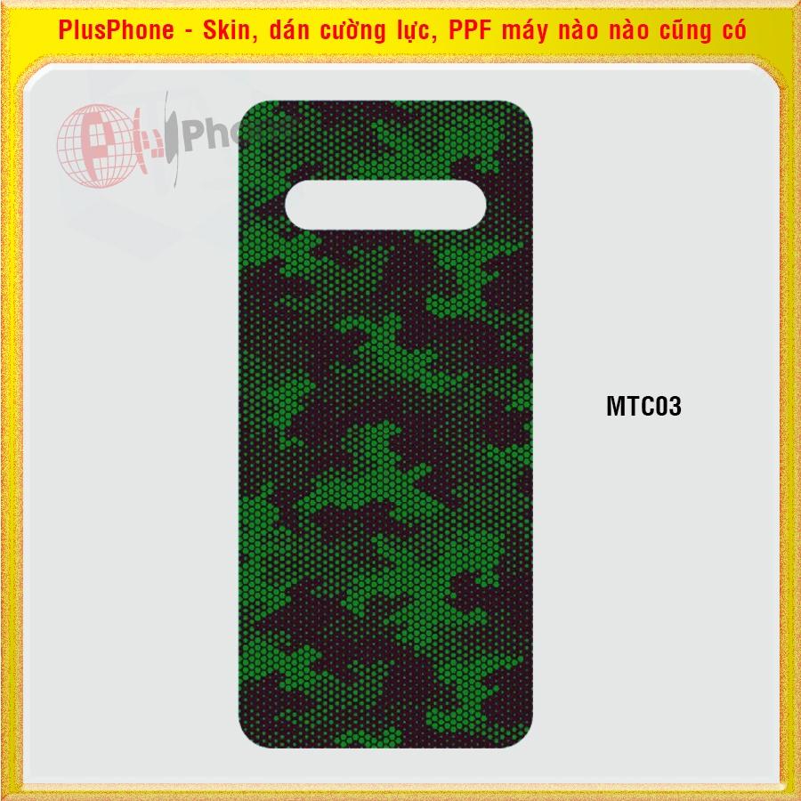 Dán Skin cho điện thoại LG V40, V50, V50s, V60 thinQ màu Matrix camo