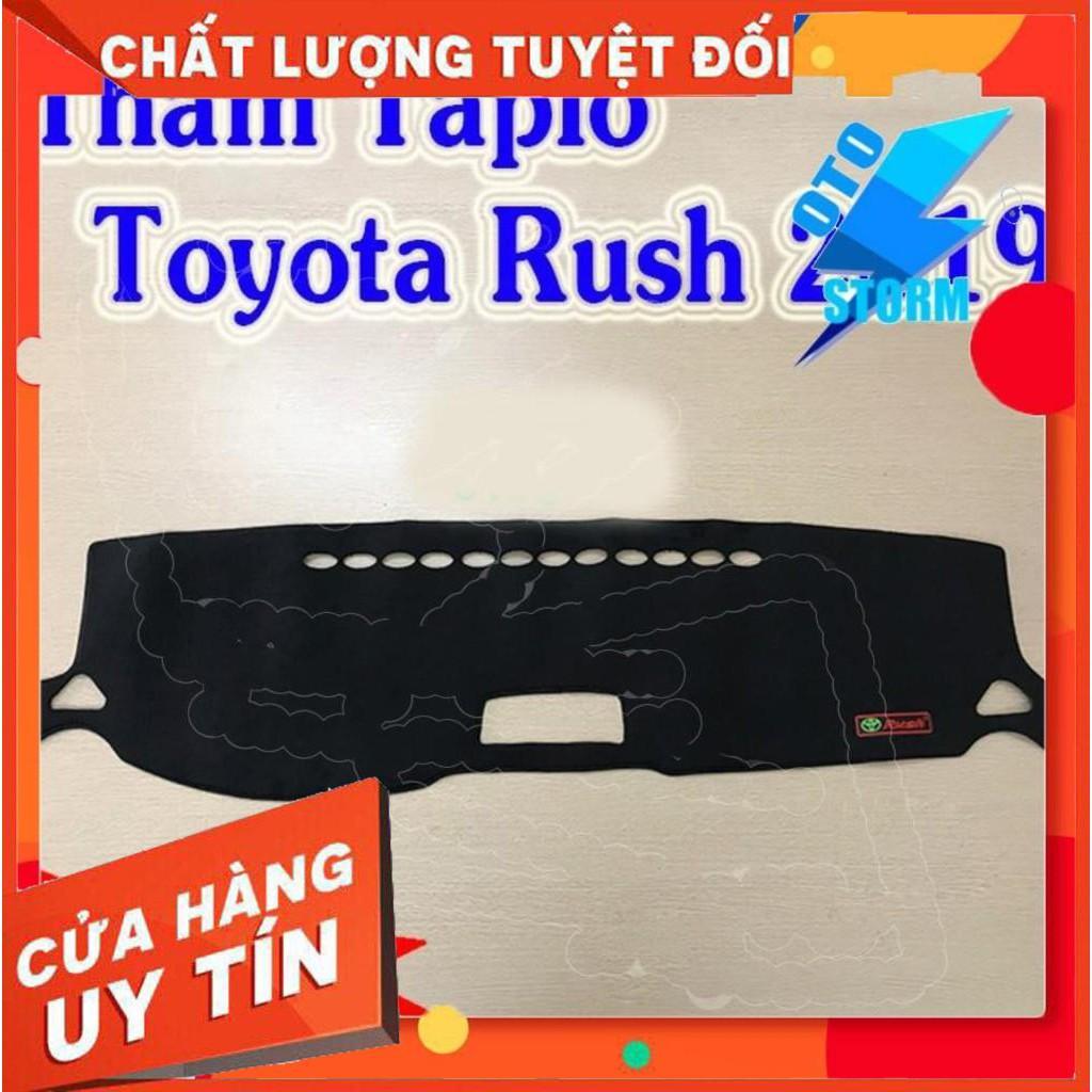 Thảm taplo loại lông cừu xe Toyota Rush 2018-2020