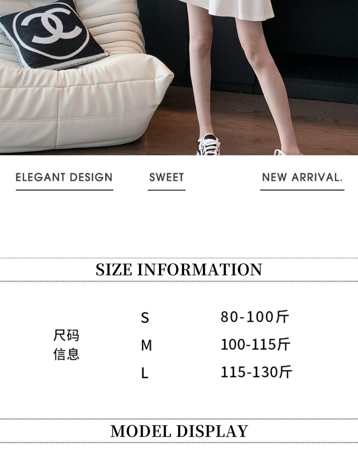 CHENGRUI Váy Polo trắng cho phụ nữ mùa hè 2023 Pháp cao cấp cảm giác lỏng lẻo giản dị hiển thị gầy bong bóng tay áo váy