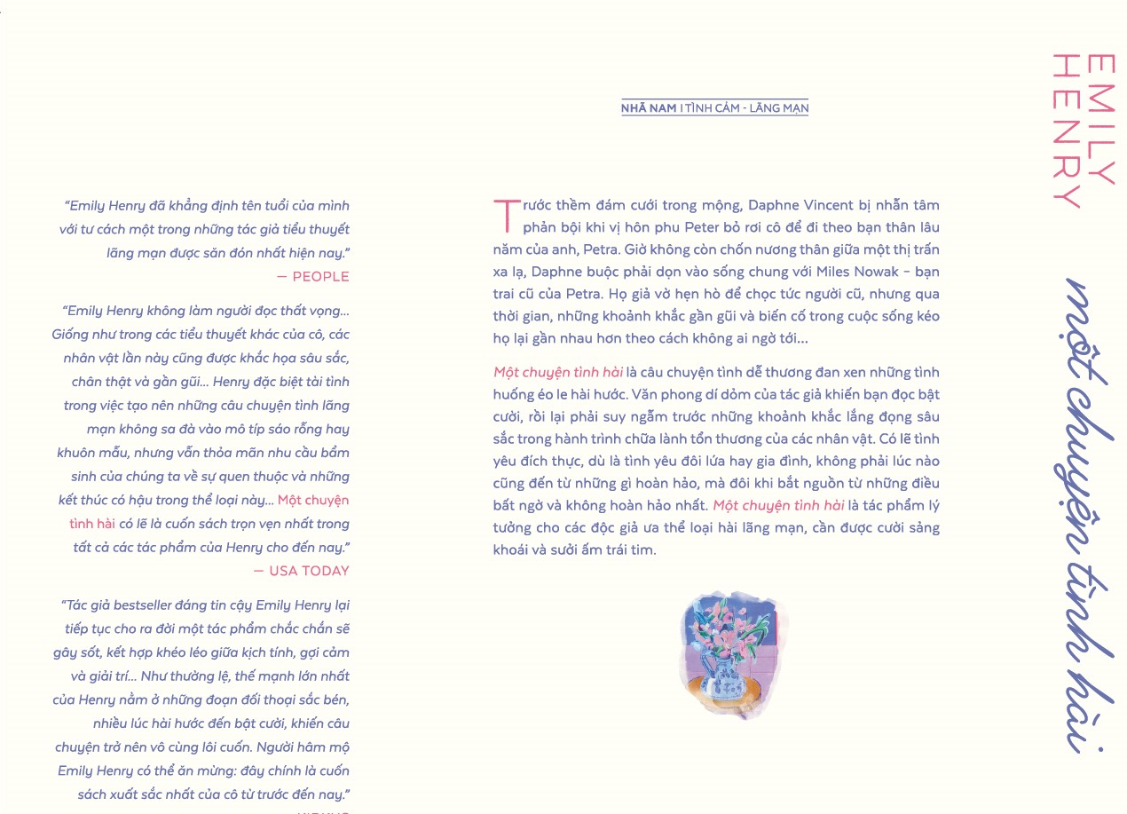 Sách - Một chuyện tình hài (Emily Henry) (Nhã Nam Official)